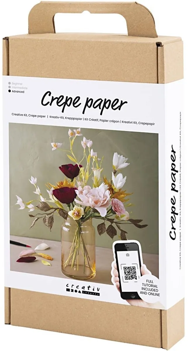 Creativ Company Crêpepapier Bloemen Boeket - 7 Kleuren