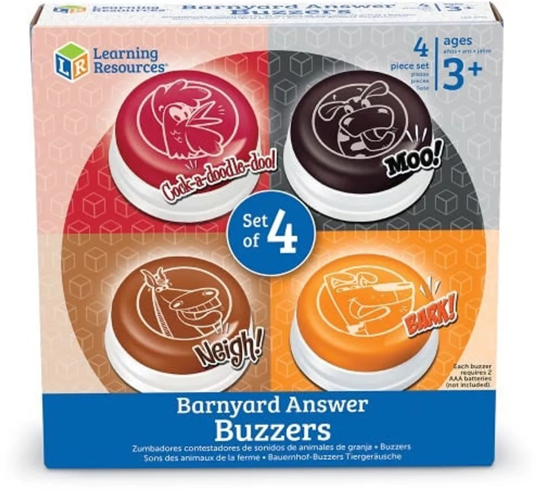 Learning Resources Antwoord Buzzers Dierengeluiden