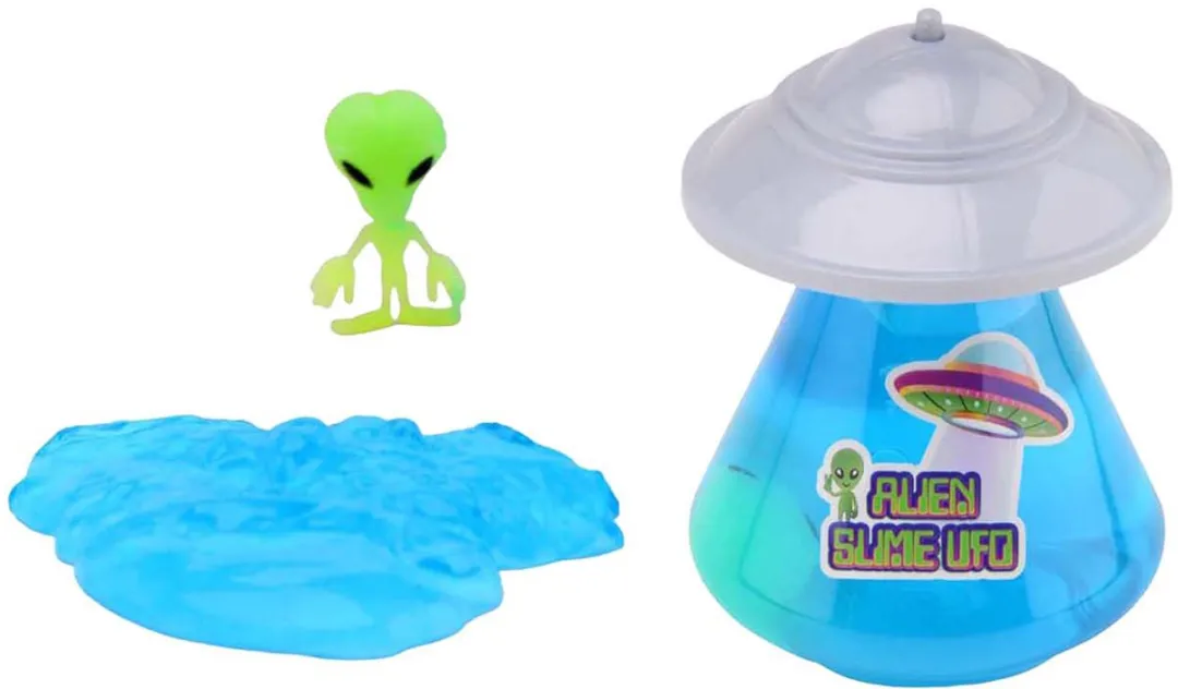 Johntoy UFO Slijm met Glow-in-the-Dark Alien