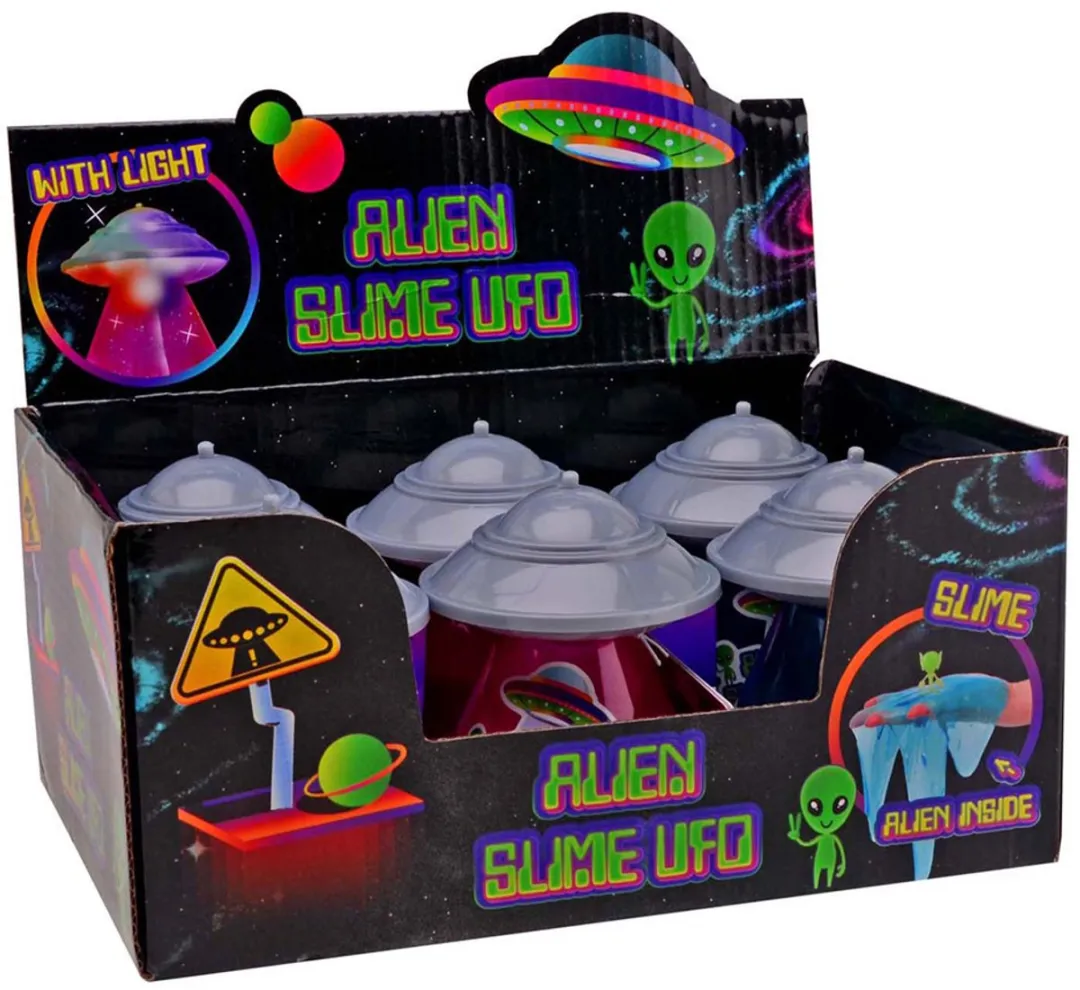 Johntoy UFO Slijm met Glow-in-the-Dark Alien - Multi - afbeelding 3 van 3