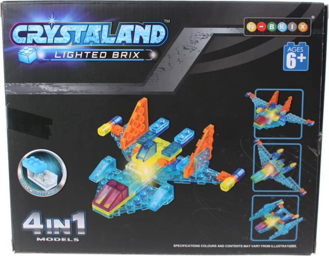 Johntoy Bouwpakket Crystaland 48-delig