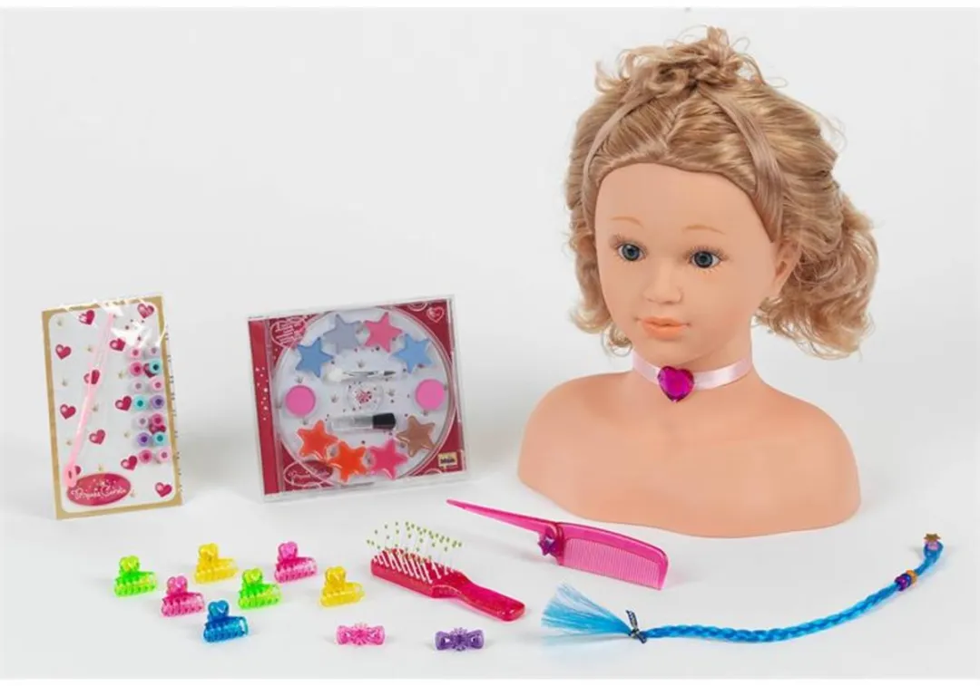 Klein Toys Princess Coralie Kaphoofd Sophia - 10 Accessoires - Blond - afbeelding 4 van 6