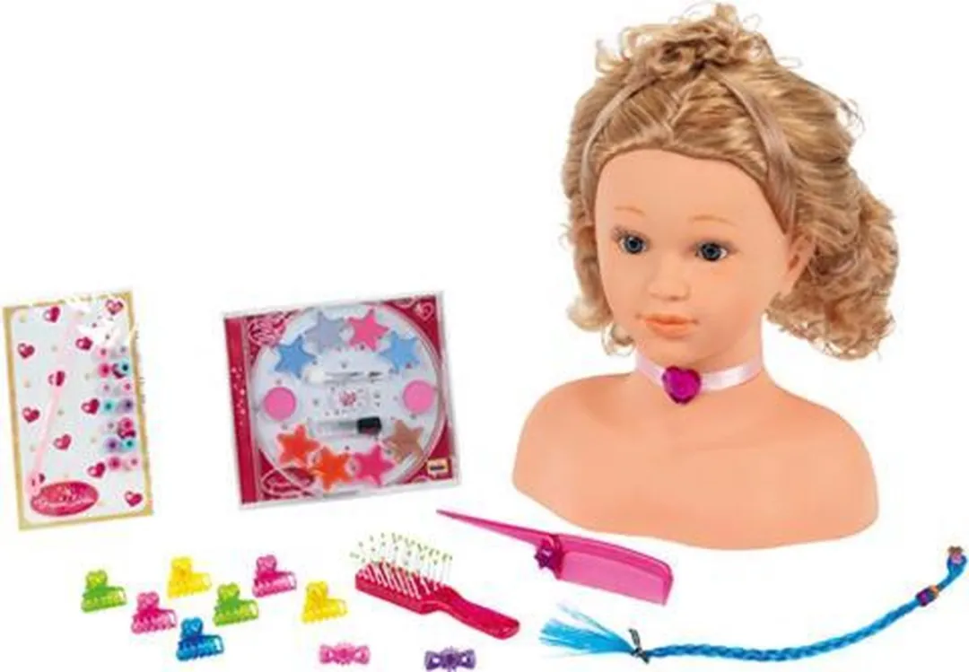 Klein Toys Princess Coralie Kaphoofd Sophia - 10 Accessoires - Blond - afbeelding 5 van 6
