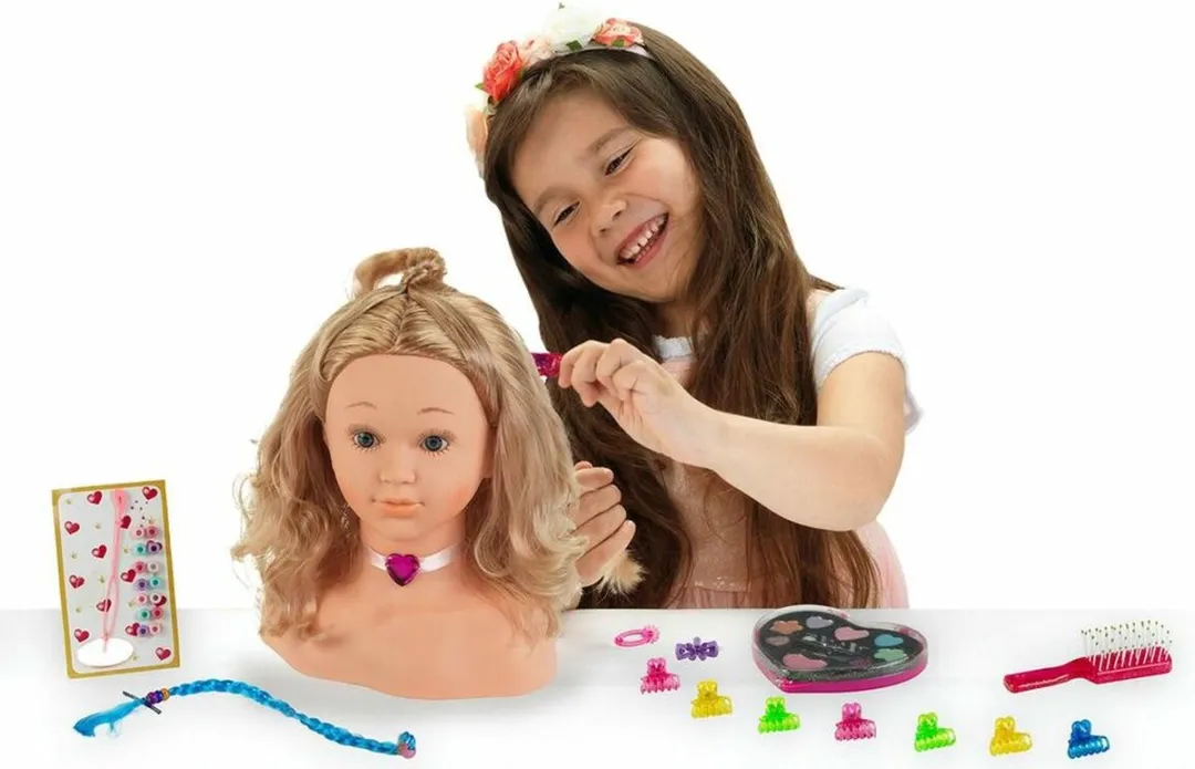 Klein Toys Princess Coralie Kaphoofd Sophia - 10 Accessoires - Blond - afbeelding 3 van 6