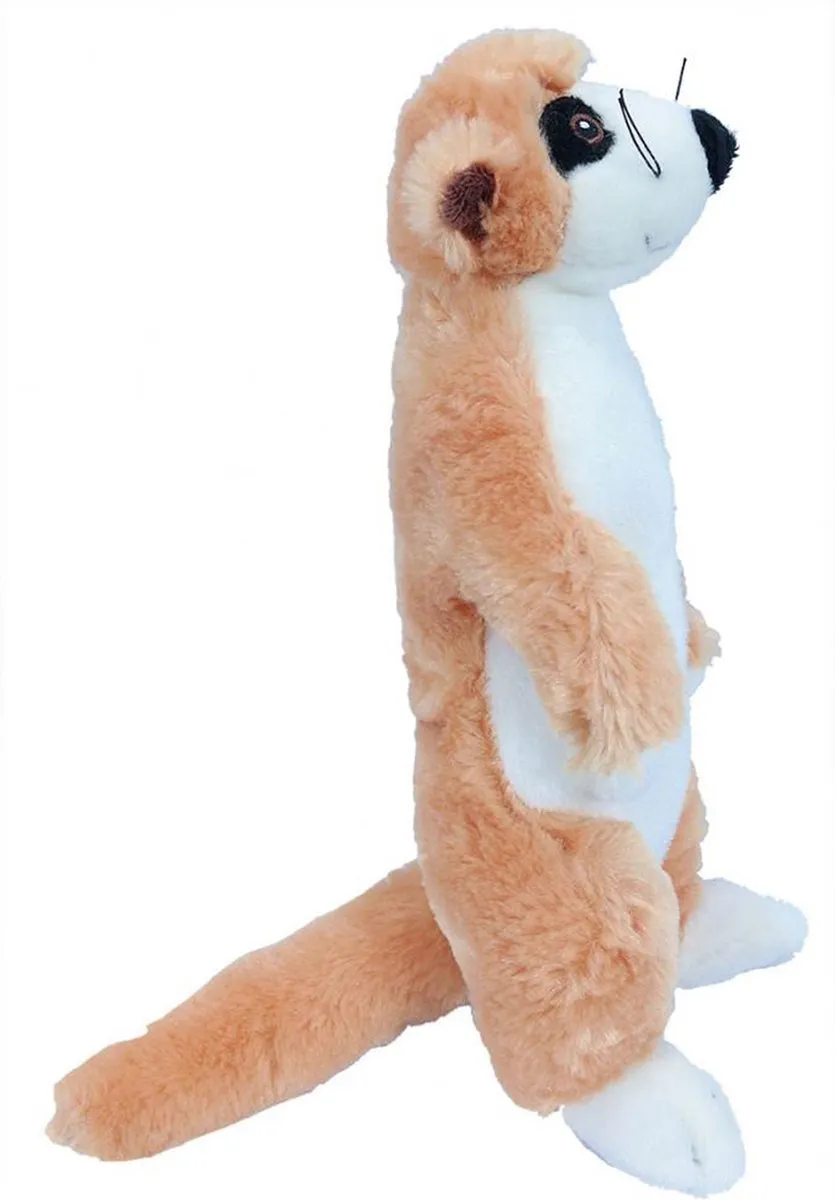PIA Soft Toys Stokstaartje Knuffel - 20 cm - Beige