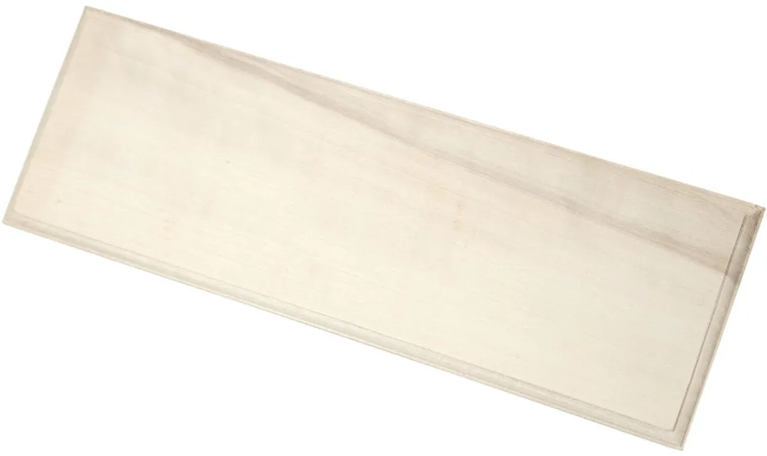 Creativ Company Houten Schild DIY 10x30x1cm - Hout naturel