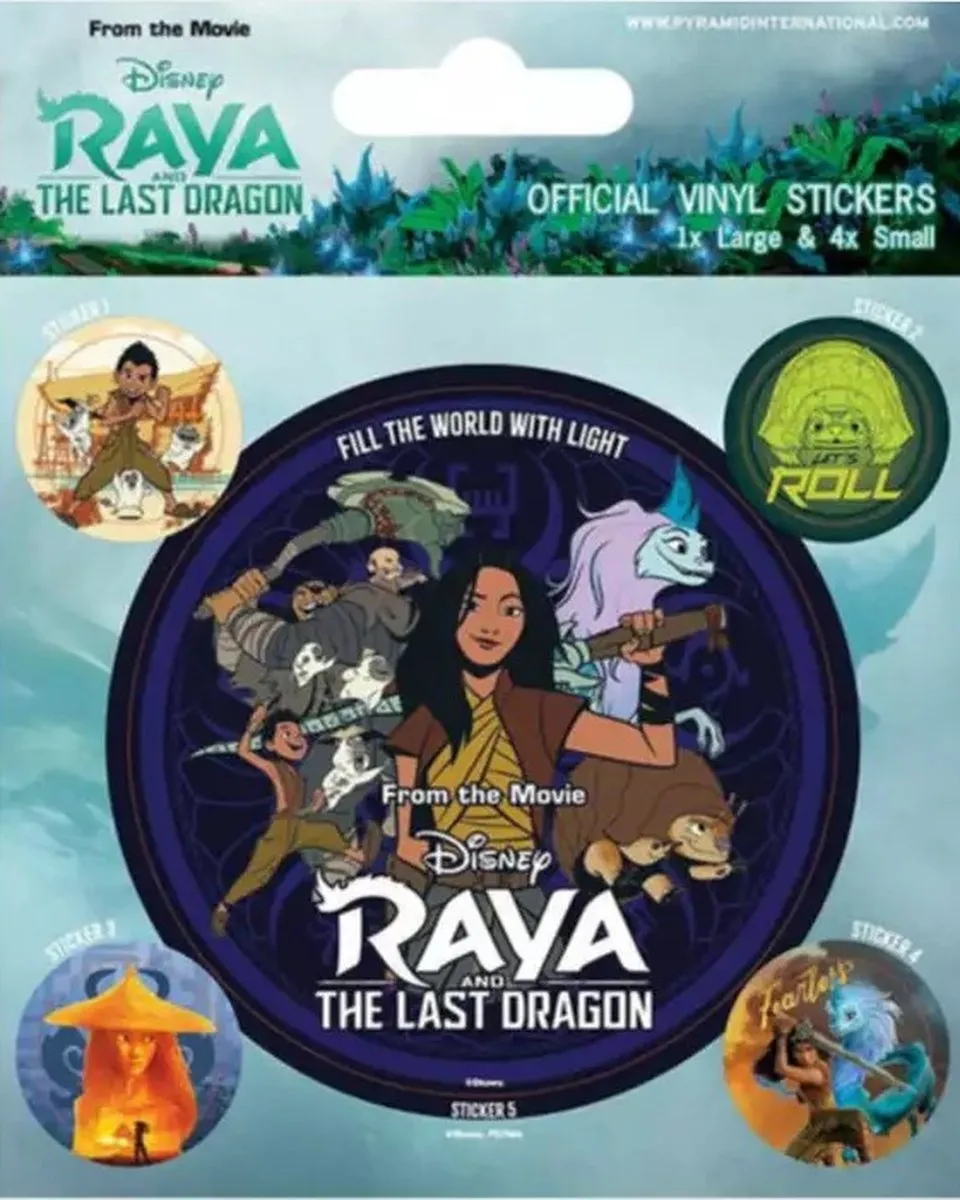 Disney Raya en de Laatste Draak Stickerset