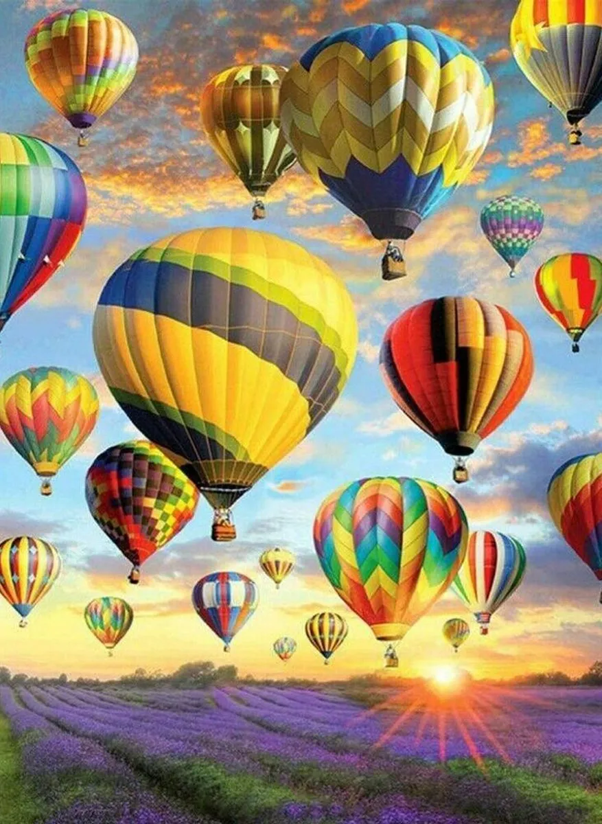 VDTOYS Diamond Painting VDTA061 Air Balloons 45x55cm