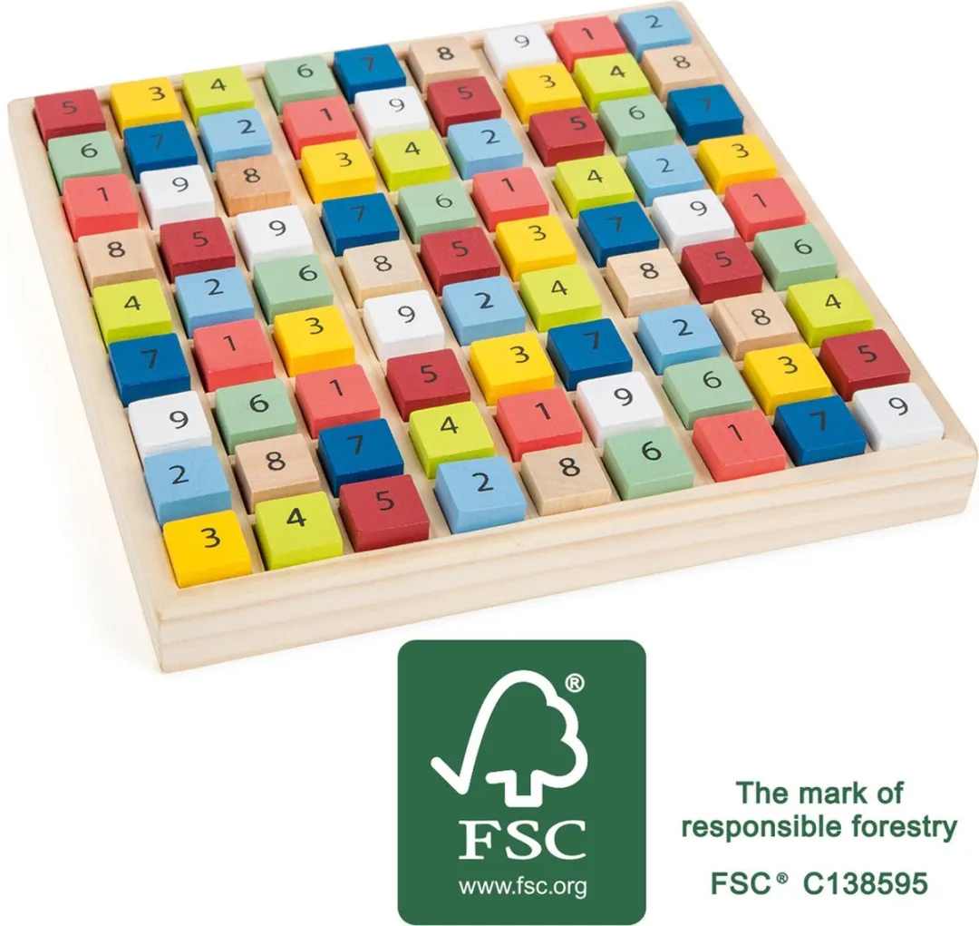 Small Foot Kleurrijke Sudoku Educate - Multicolor