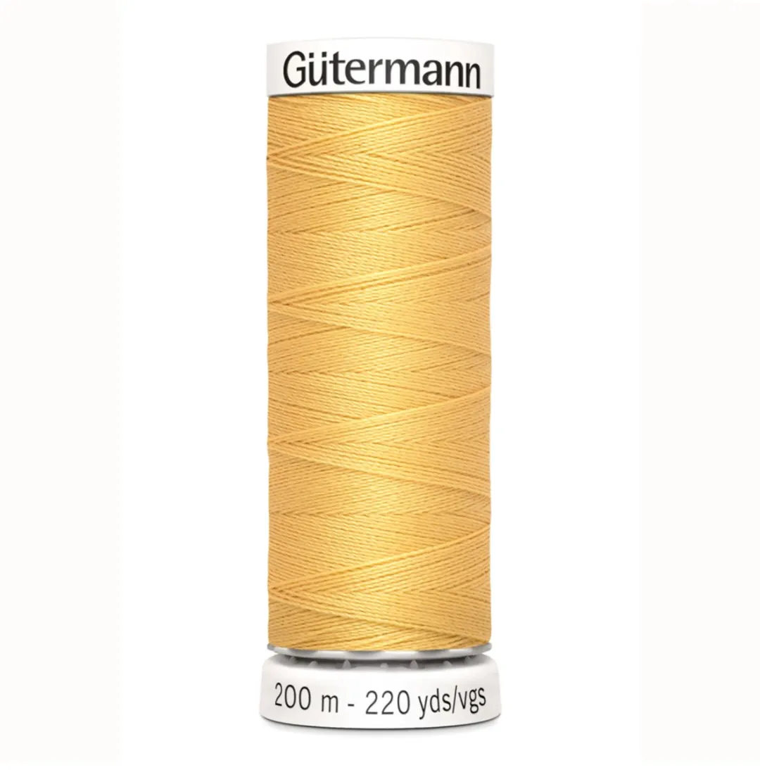 Gutermann Polyester Naaigaren 200m - Geel