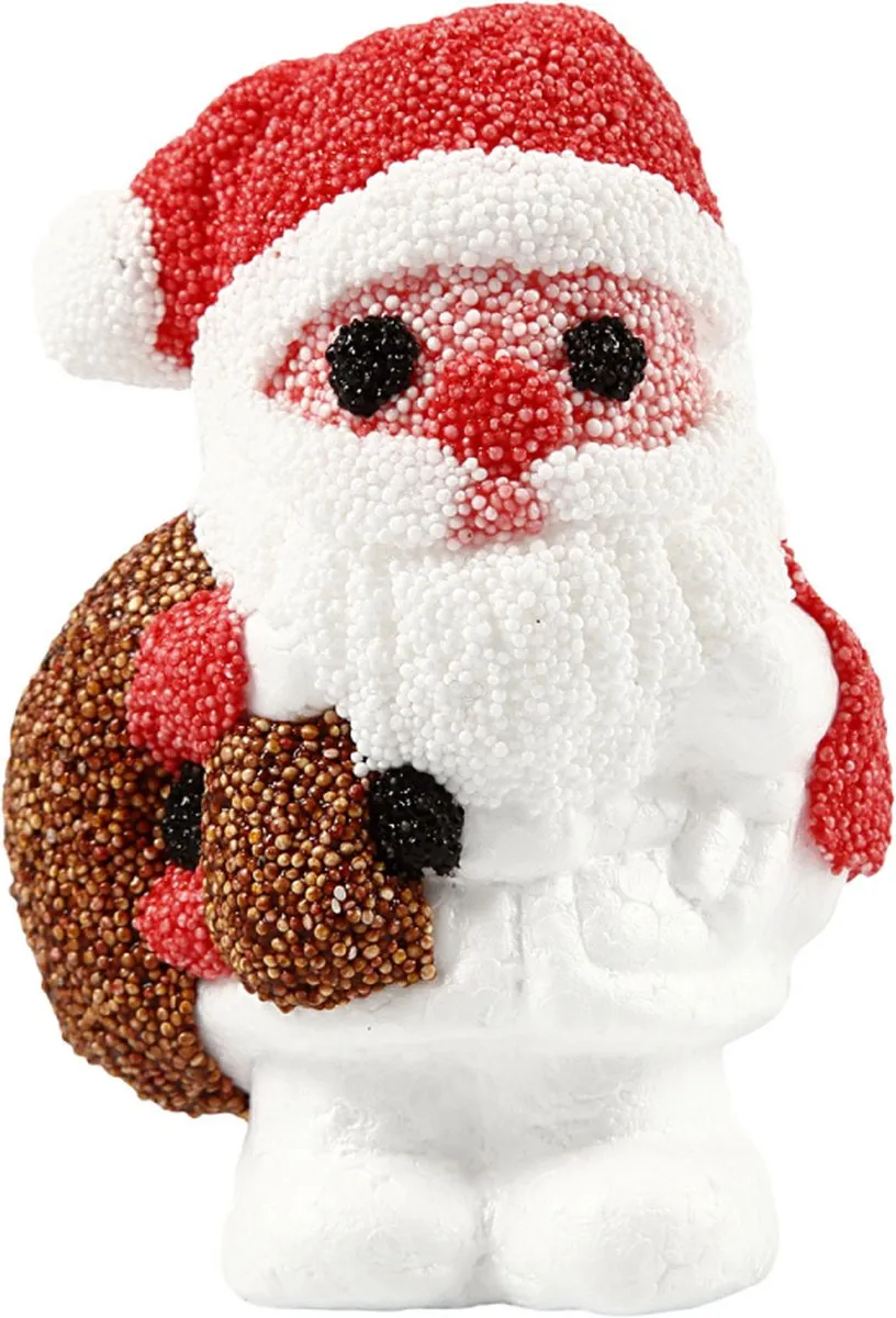 Creativ Company Kerstman Styropor 11cm - Wit