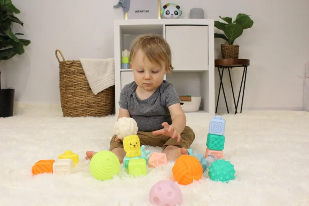 Infantino Super Soft Stackables Activity Speelset BK-315364 - Multicolor
