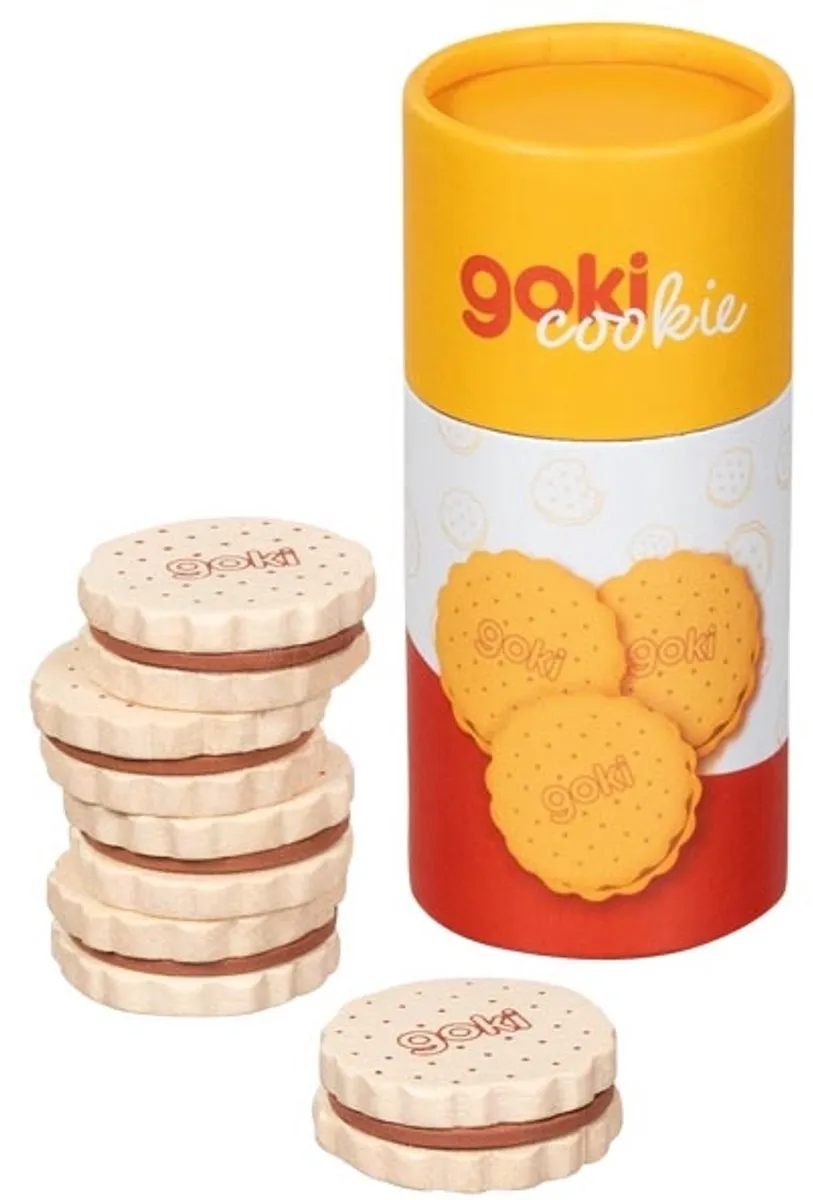 Goki GK51436 Houten Koekjes Speelgoed - Multicolor