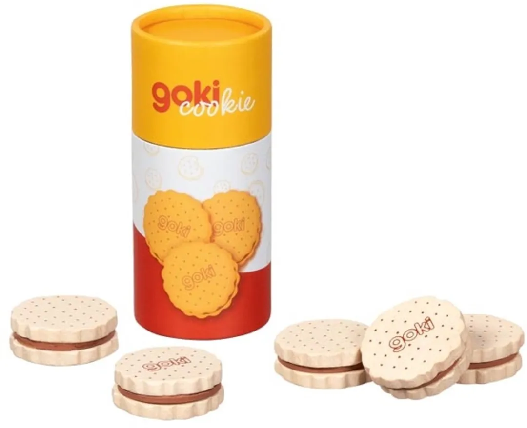 Goki GK51436 Houten Koekjes Speelgoed - Multicolor