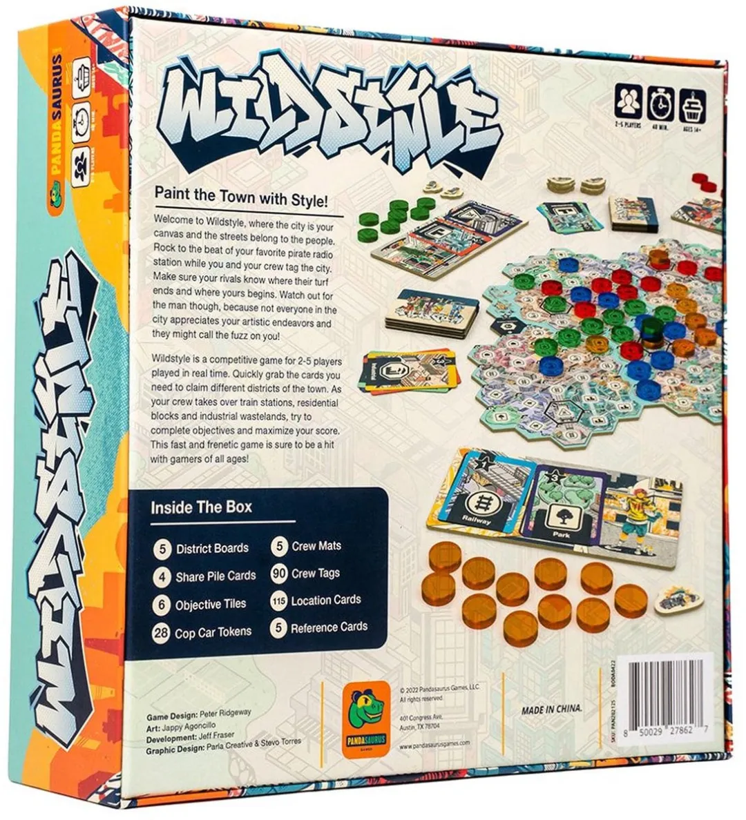 Pandasaurus Games Wildstyle - Bordspel - 2-5 Spelers