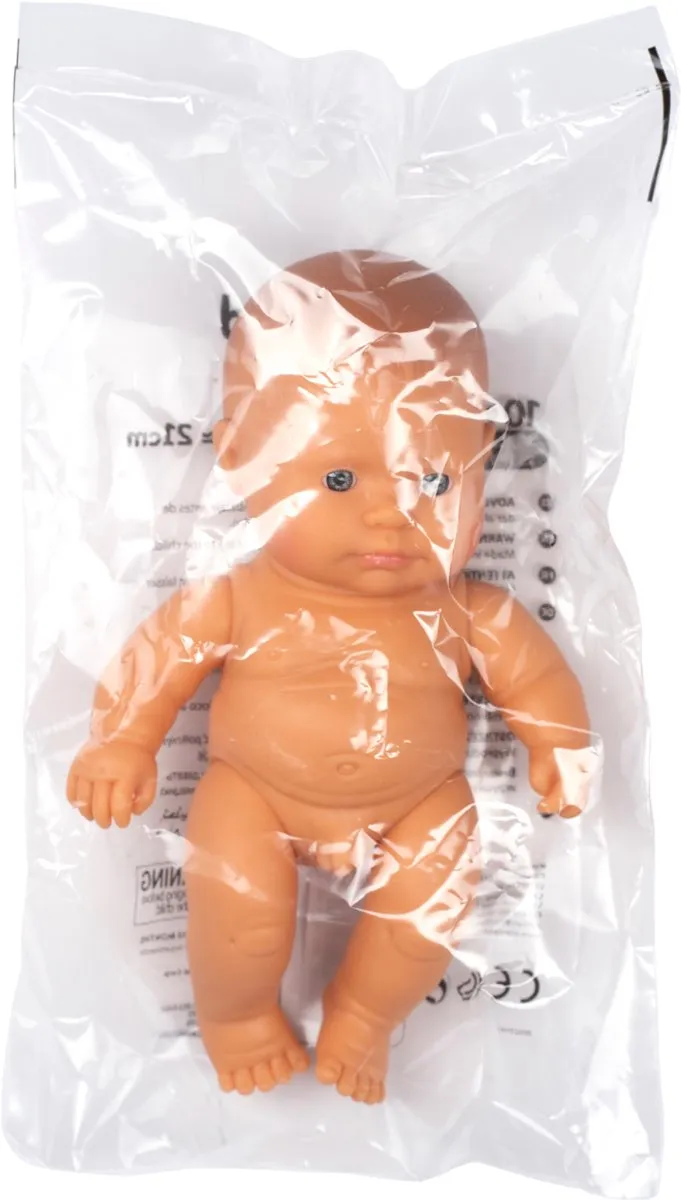 Miniland Babypop Europese Jongen 21cm - Educatief Speelgoed - 8413082311414