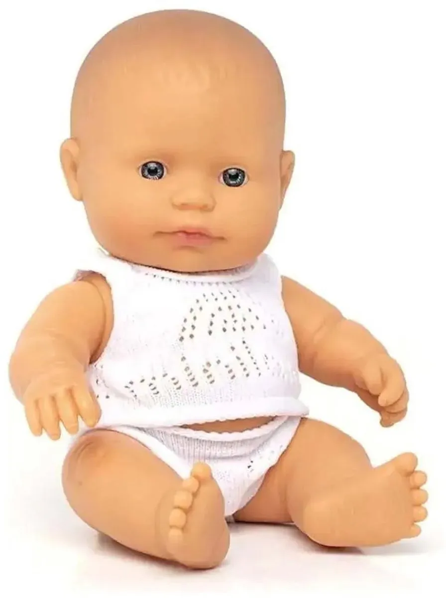 Miniland Babypop Europese Jongen 21cm