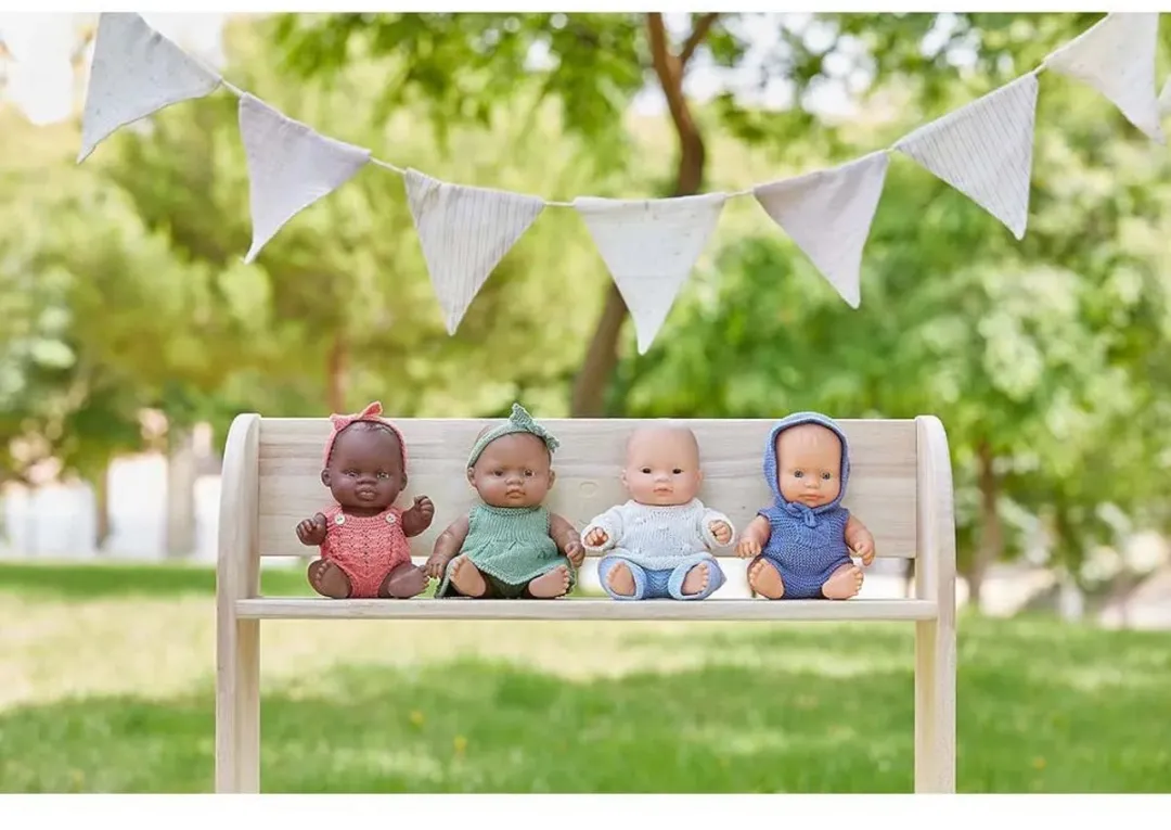 Miniland Babypop Europese Jongen 21cm - Educatief Speelgoed - 8413082311414 - afbeelding 6 van 6