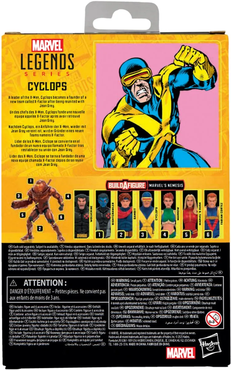Hasbro X-Men Marvel Legends Cyclops Action Figuur 15cm - Multi