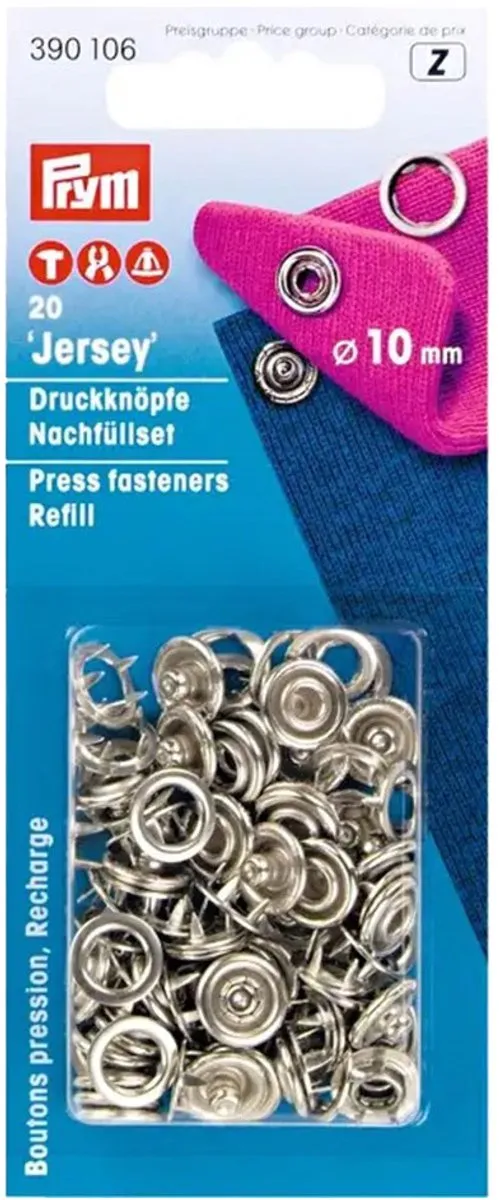 Prym Jersey Drukknopen 10mm Silver - 1 Stuk - afbeelding 6 van 6