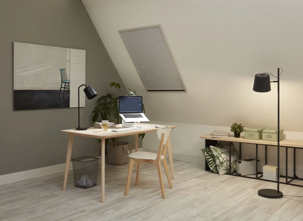 Bruynzeel Duo-Plisse S900 Gordijn 134x160cm - Wit