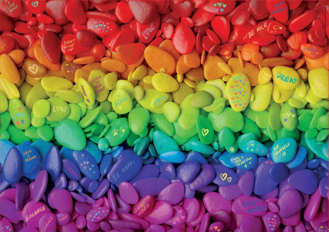Educa Gekleurde Stenen Puzzel 500 Stuks