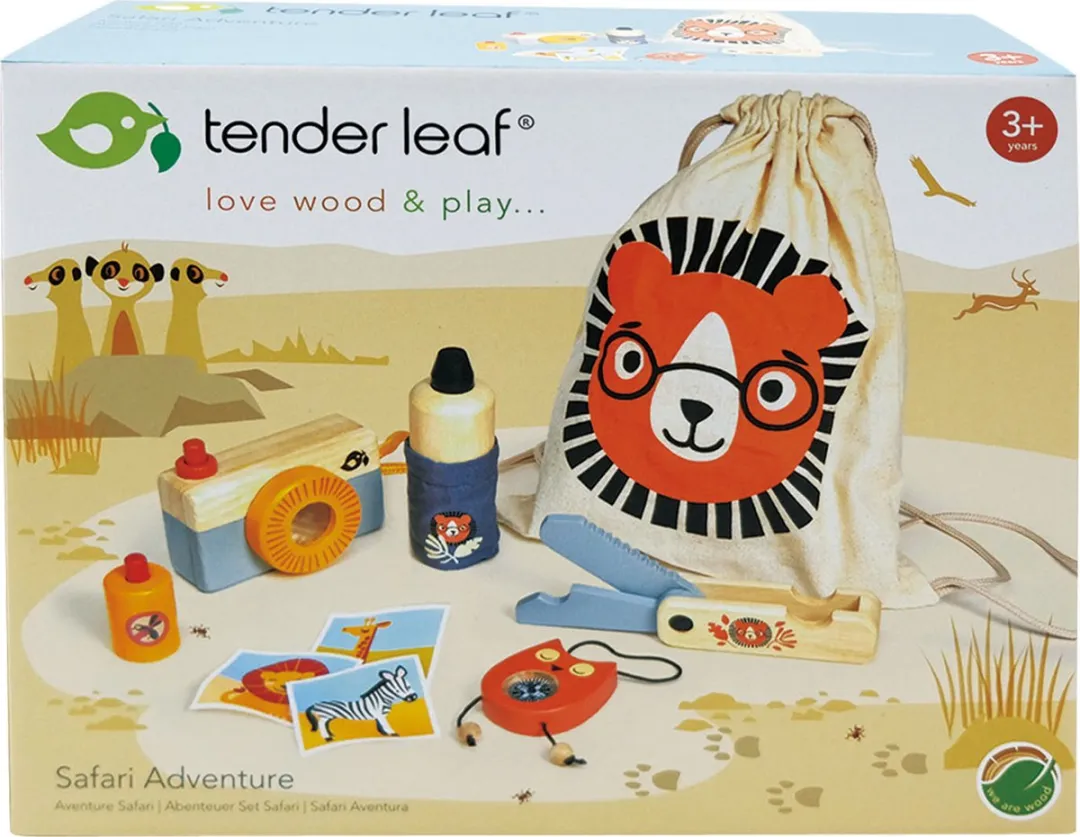 Tender Leaf Toys Speelset Safari TL8365 - 48cm - 6-delig