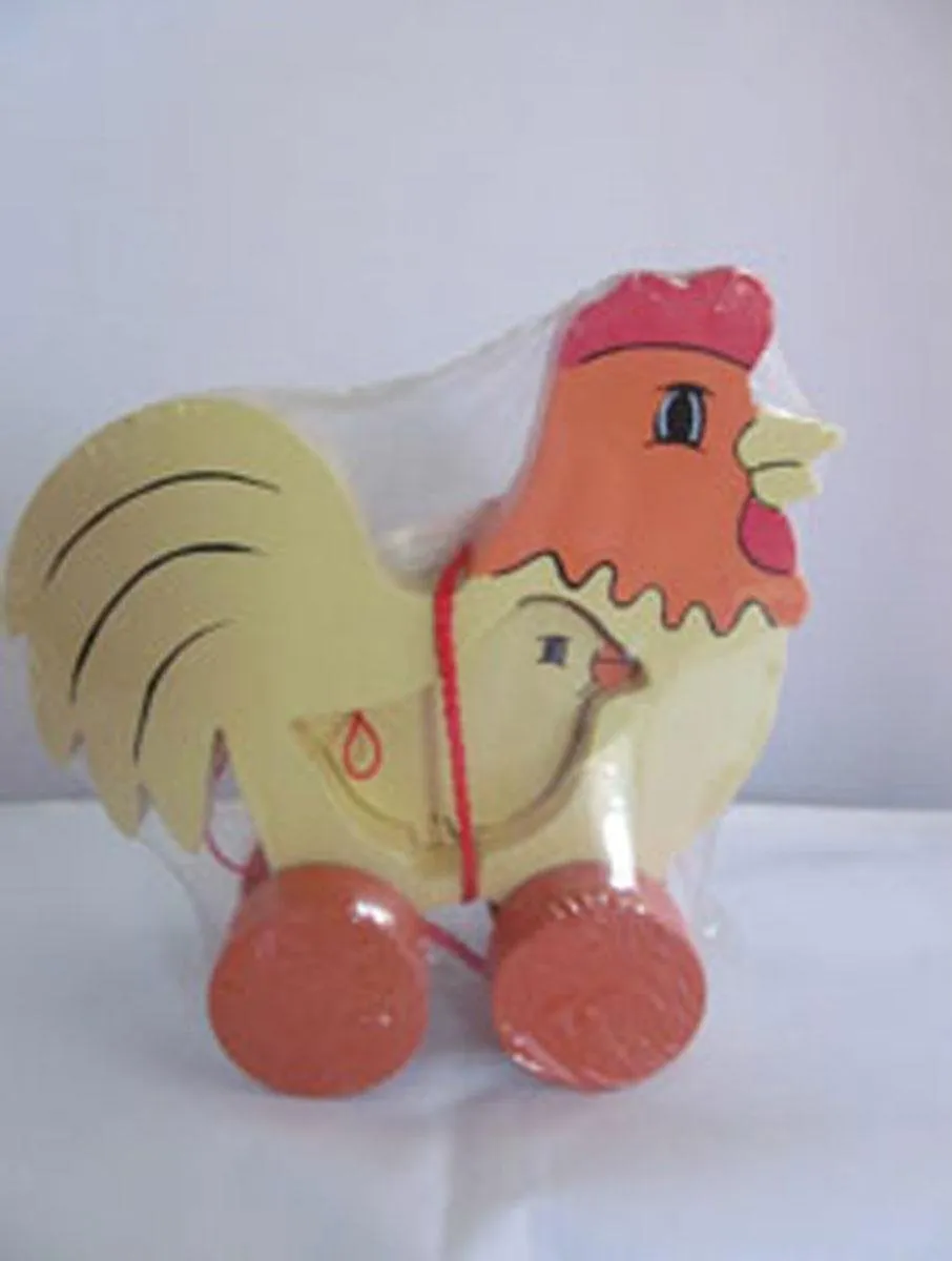 Trekbeest klein met jong - kip