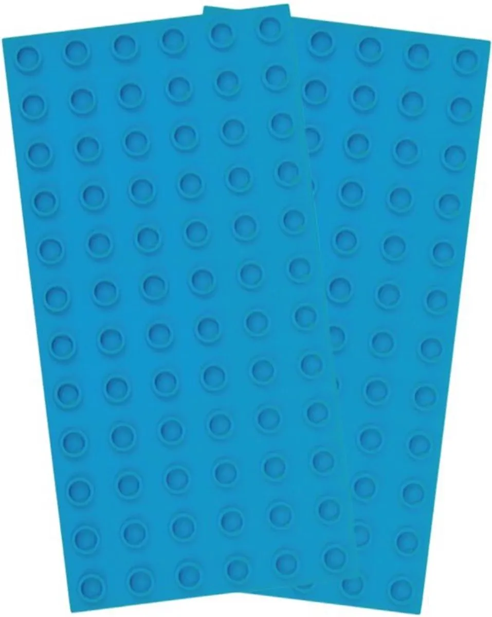 Brian's Toys Bouwplaat Lichtblauw 6x12 Noppen
