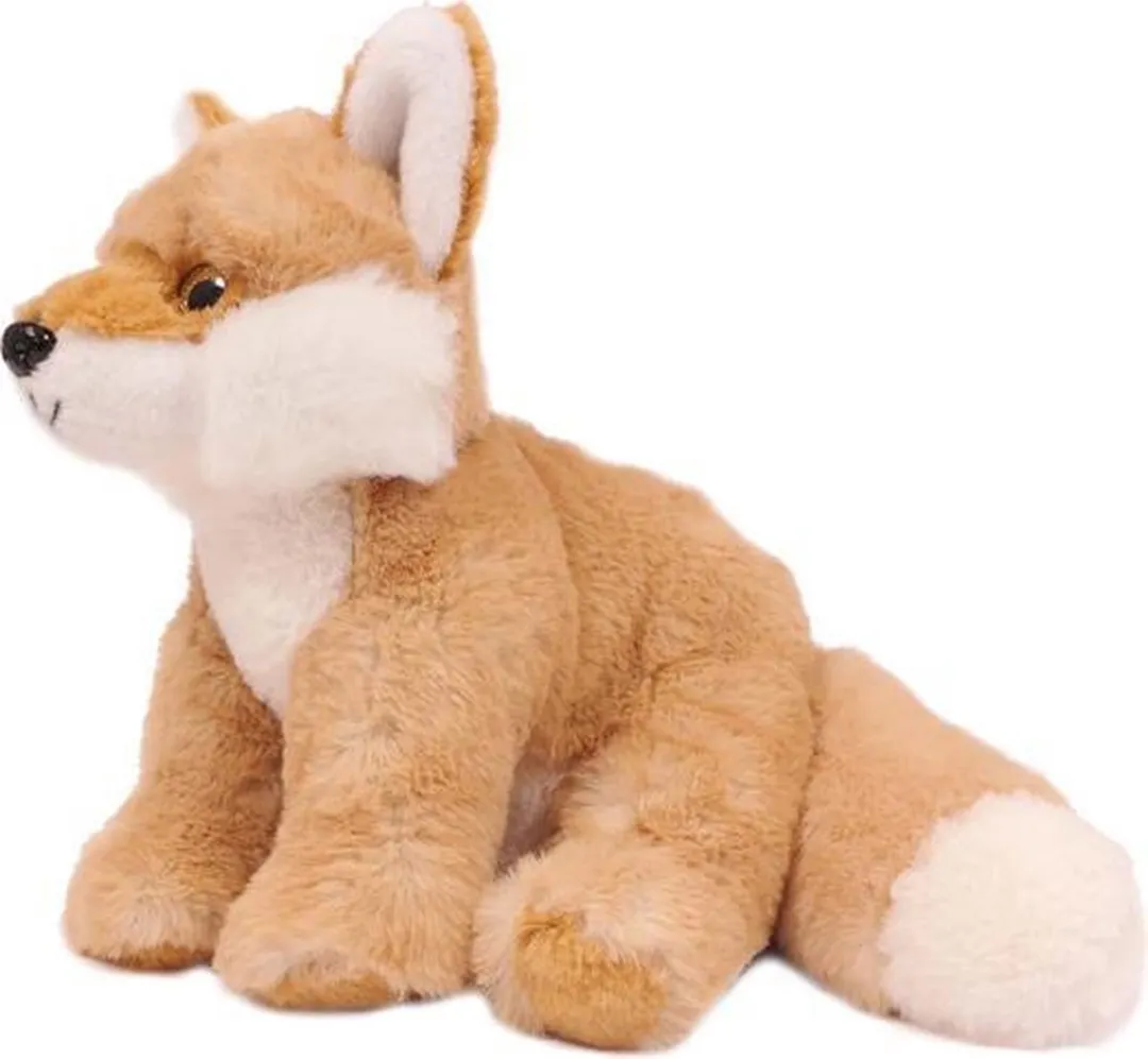 PIA Soft Toys Pluche Vos - 18cm - Oranjebruin