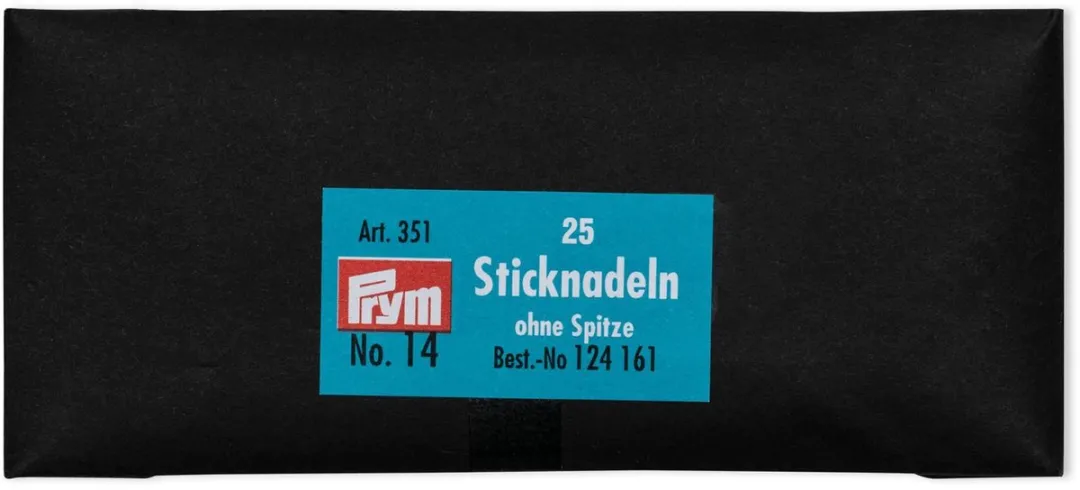Prym Borduurnaalden Zilver 1,90x60mm - 25 Stuks