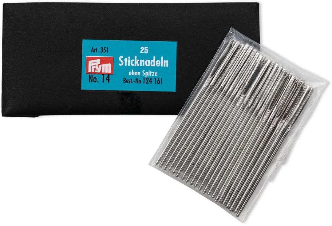 Prym Borduurnaalden Zilver 1,90x60mm - 25 Stuks