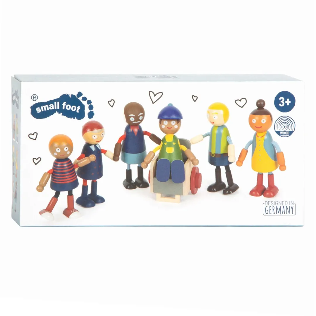 Small Foot Houten Poppenhuis Familie met Rolstoel