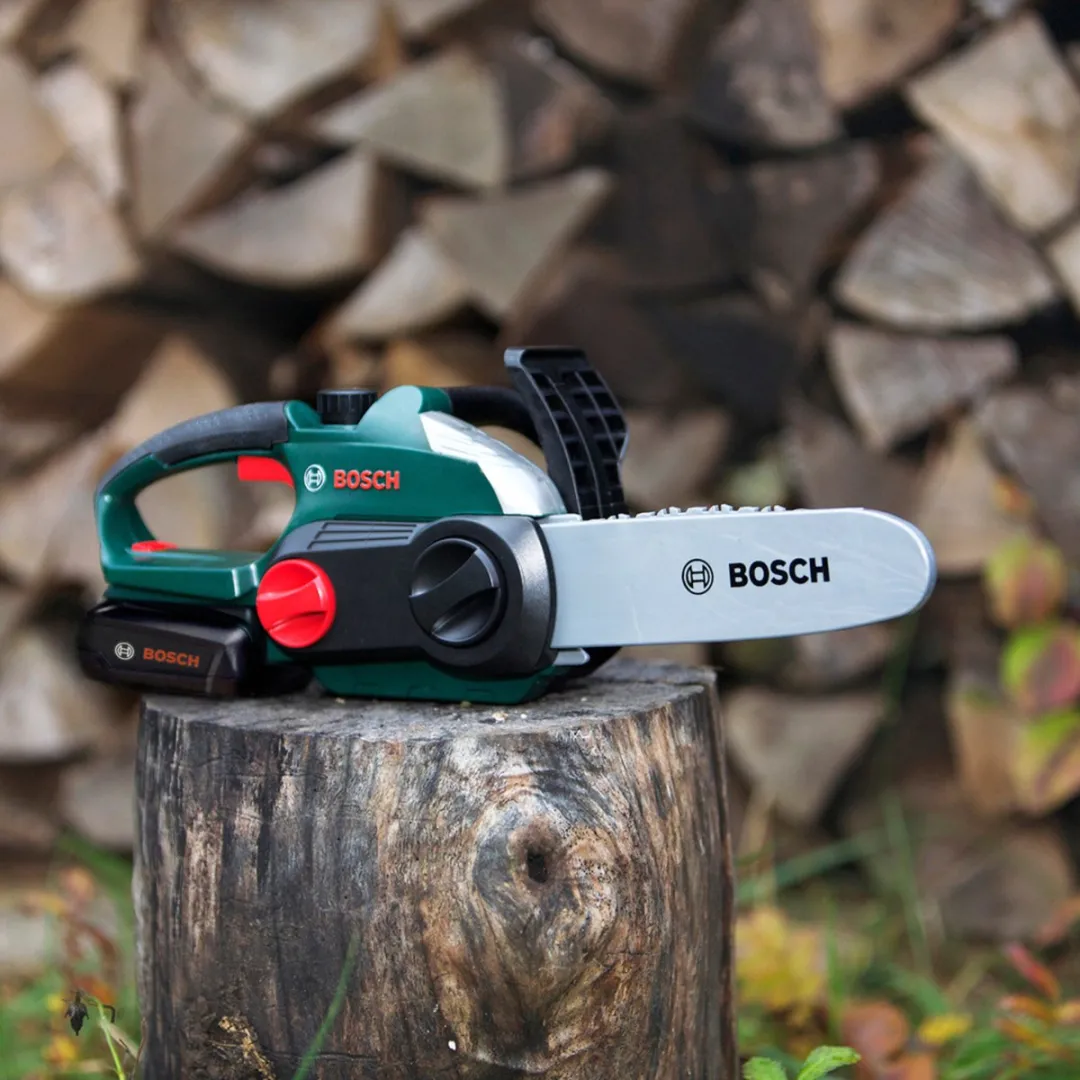 Klein Toys Bosch Mini Chain Saw II Kettingzaag - Groen
