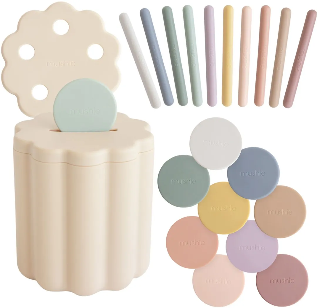 Mushie Sorteerset Coin & Tube