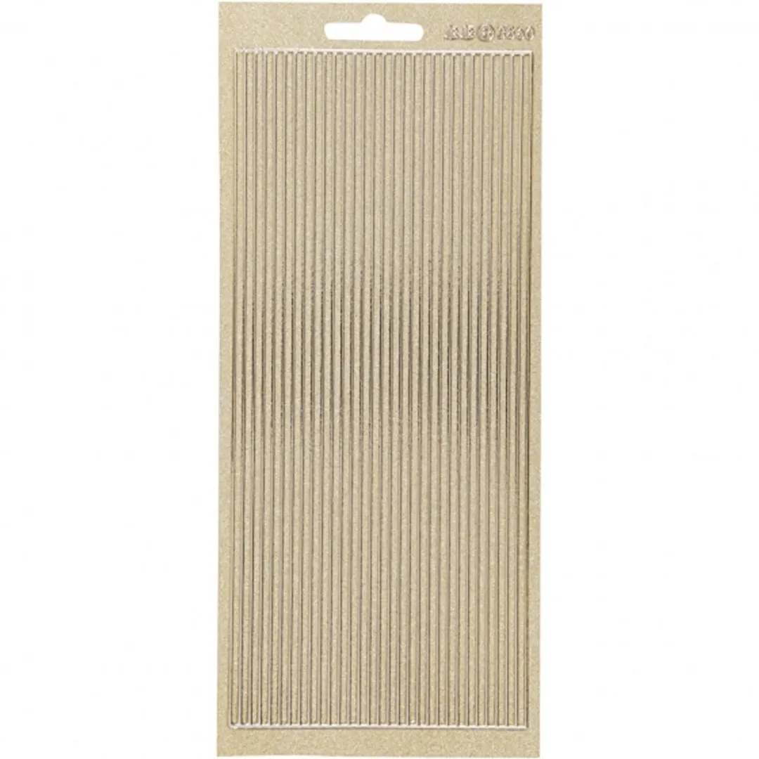 Creativ Company Creotime Rand Shine Goud Stickers - 30 Stuks