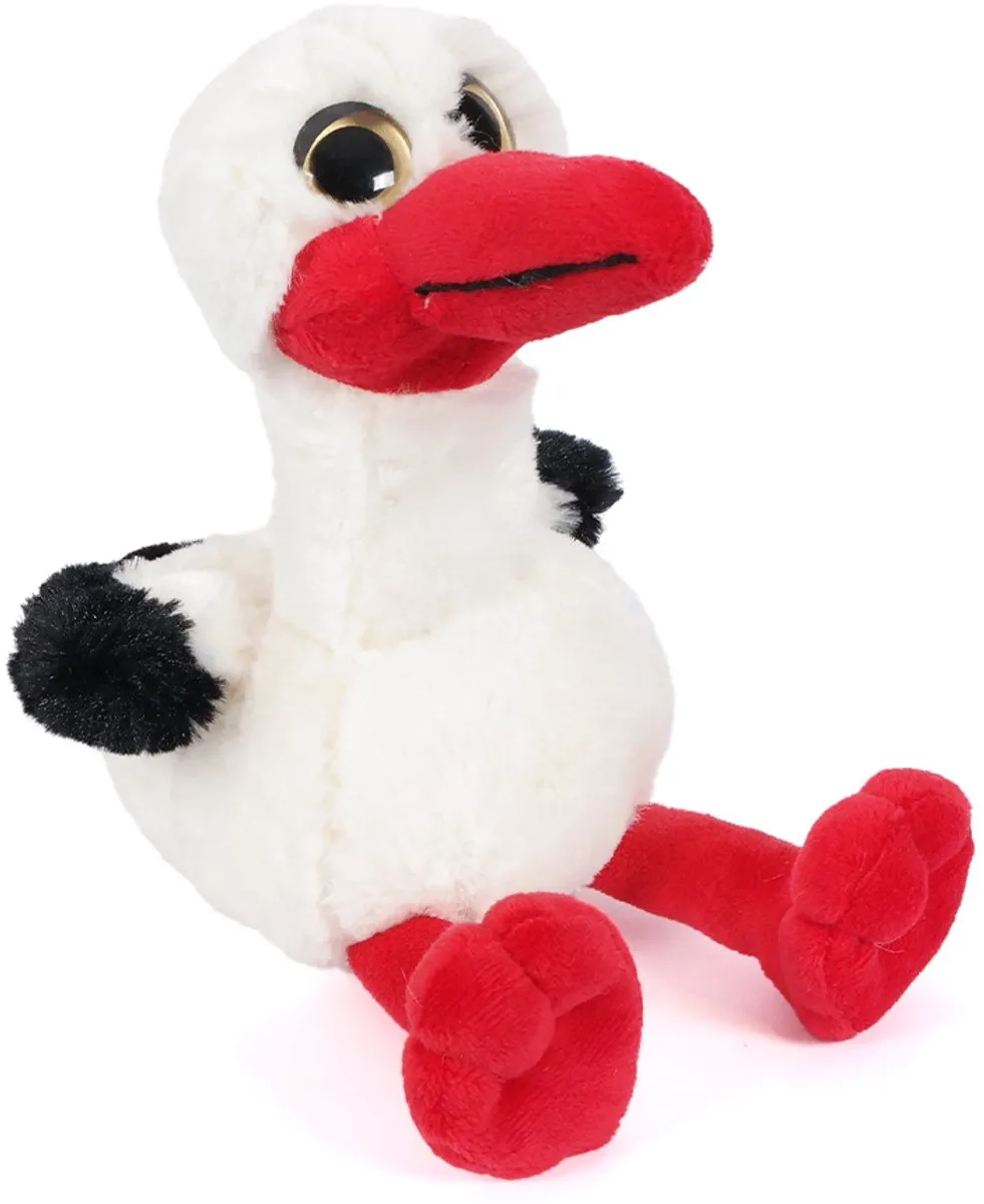 PIA Soft Toys Pluche Ooievaar Knuffel 18cm
