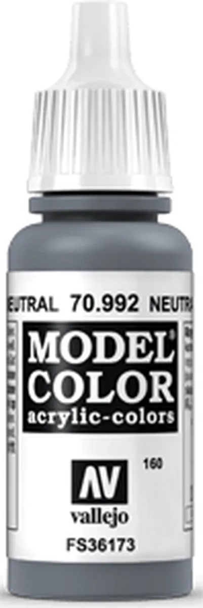 Vallejo Model Color Neutral Grey Acrylverf 17ml