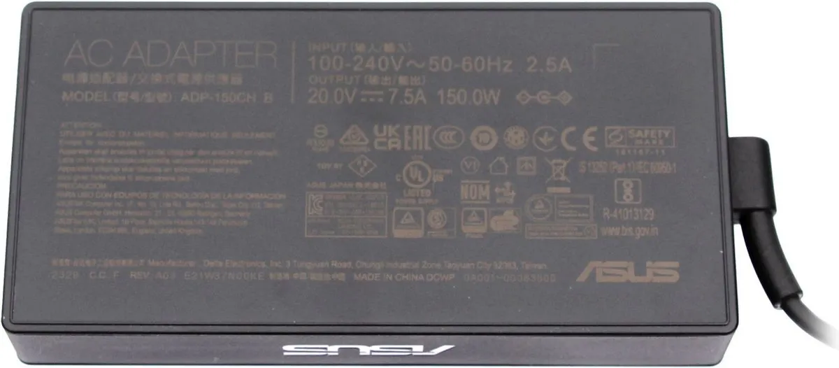 ASUS 0A001-00080400 Oplader 150W - Zwart