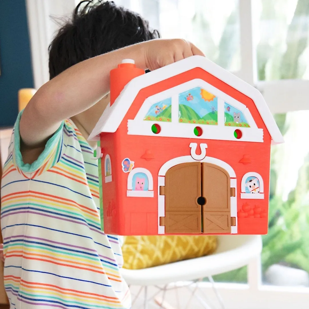 Learning Resources Design & Drill Bolt Buddies Barn - Multicolor