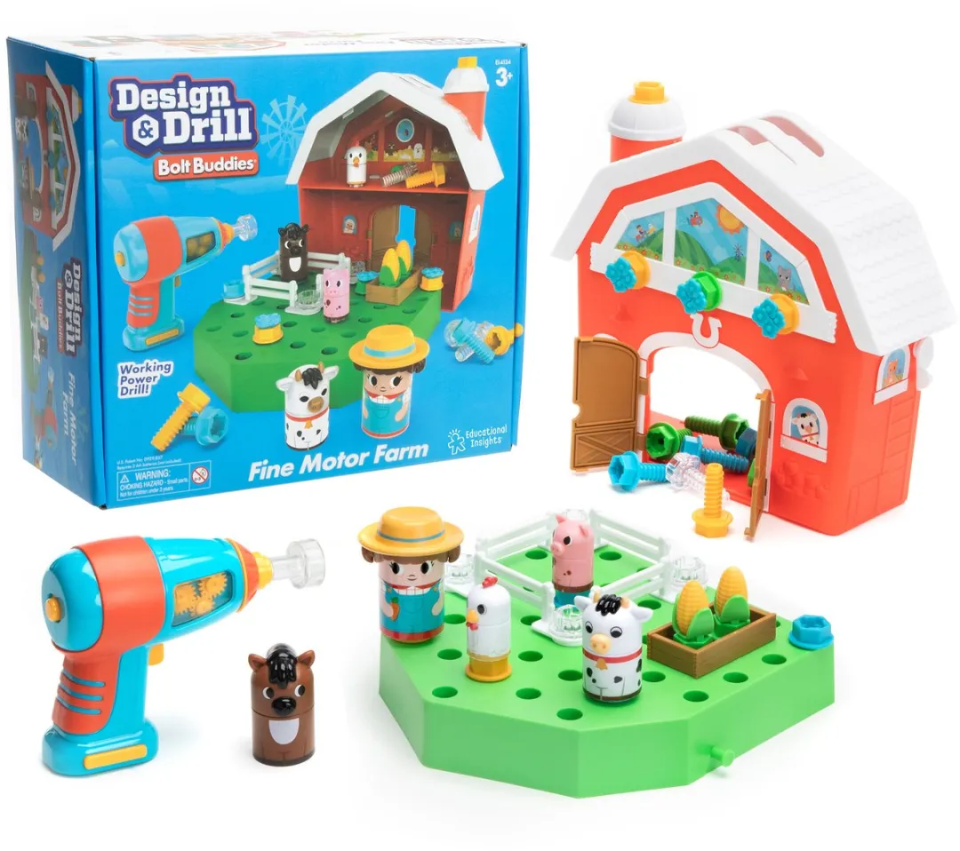 Learning Resources Design & Drill Bolt Buddies Barn