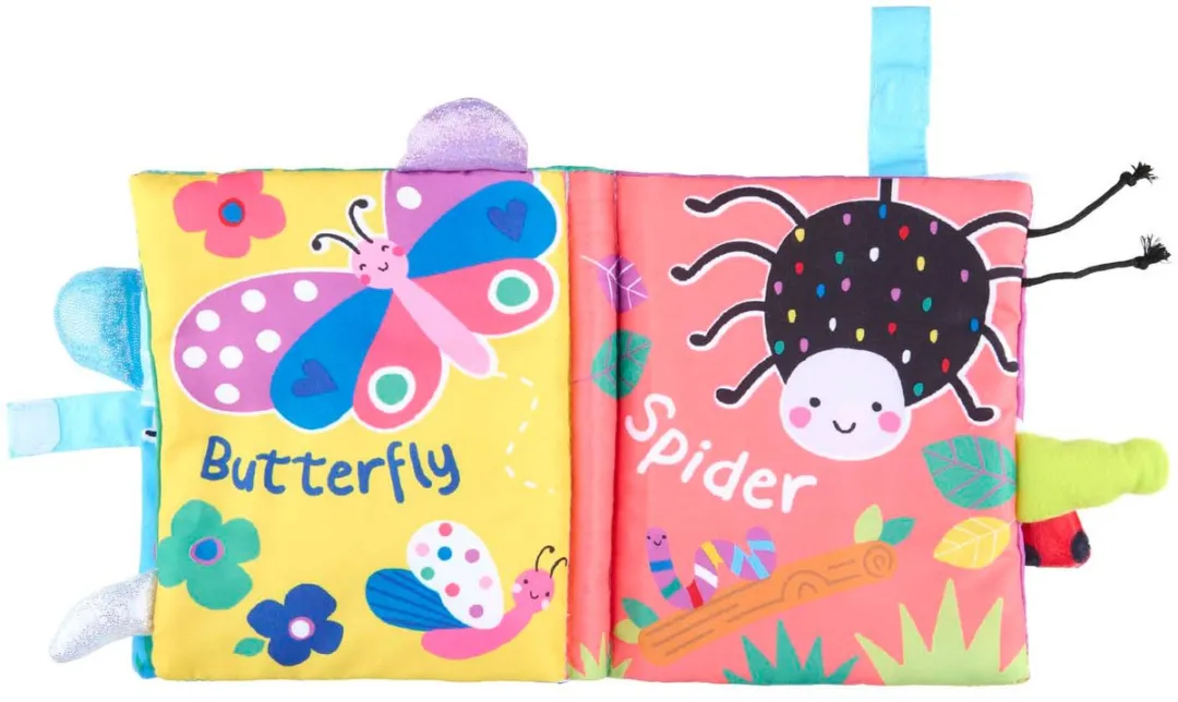 Eddy Toys Crinkly Touch & Feel Boek Multicolor