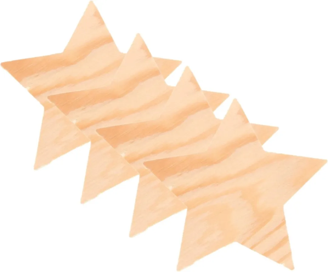 Glorex Hobby Houten Sterren 8cm