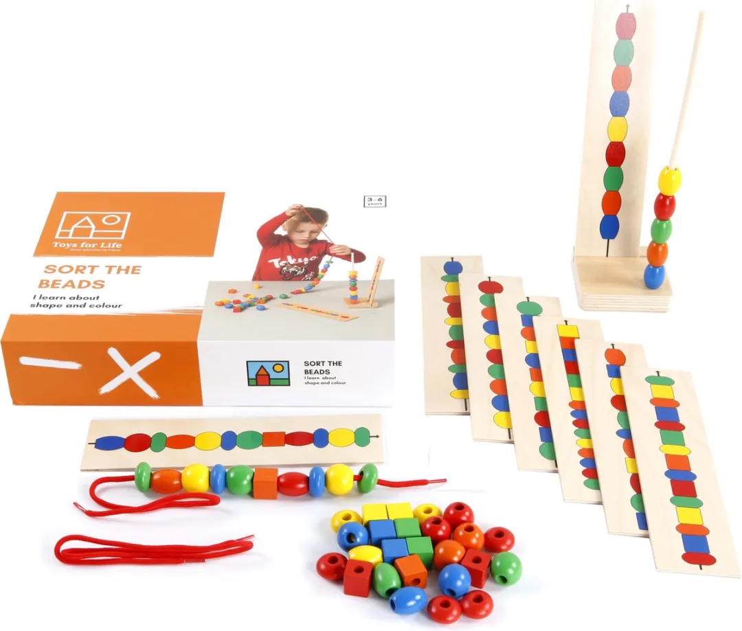 Toys for Life Sorteer de kralen Houten Speelgoed
