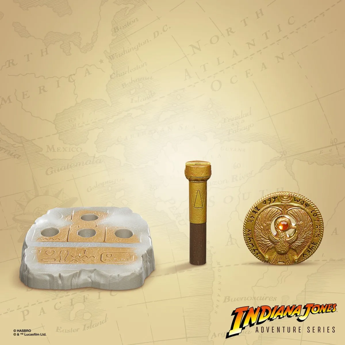 Hasbro Indiana Jones Replica Staff of Ra Headpiece - Multicolor