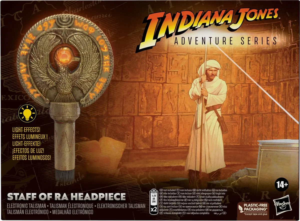Hasbro Indiana Jones Replica Staff of Ra Headpiece - Multicolor - afbeelding 6 van 6