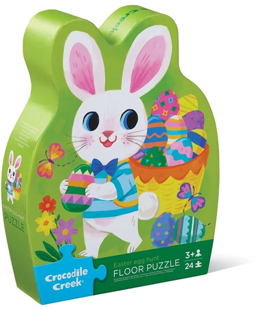 Crocodile Creek Maxi Puzzel Paashaas CC40921 - 24 Stuks - Multicolor