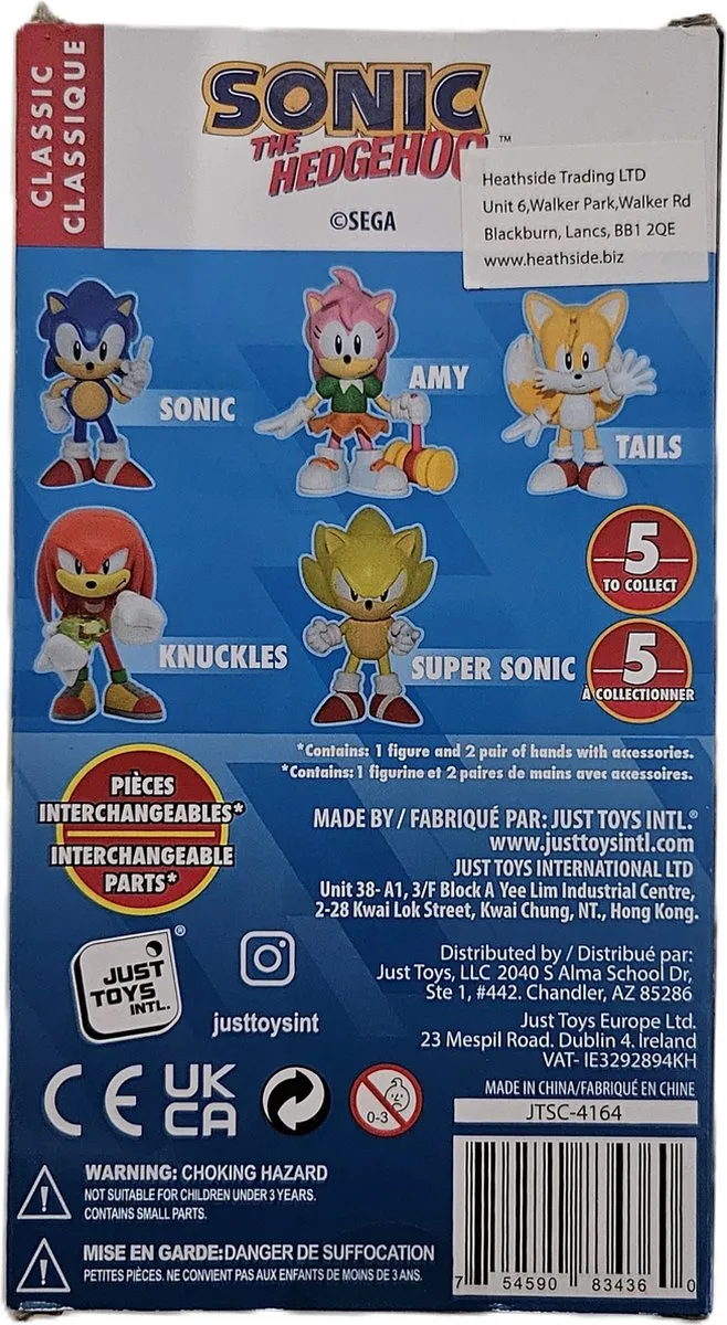 Just Toys Sonic the Hedgehog Knuckles buildable figure