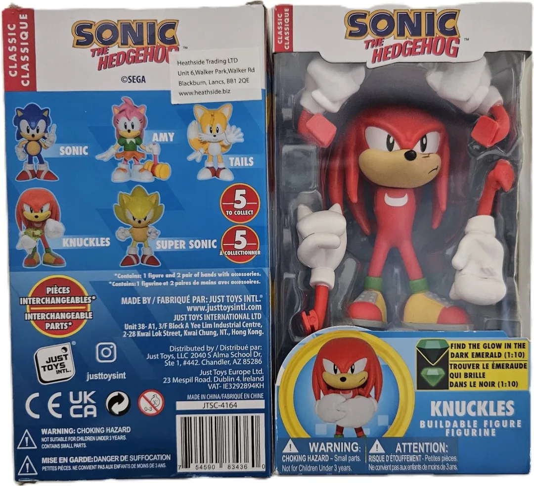 Just Toys Sonic the Hedgehog Knuckles buildable figure