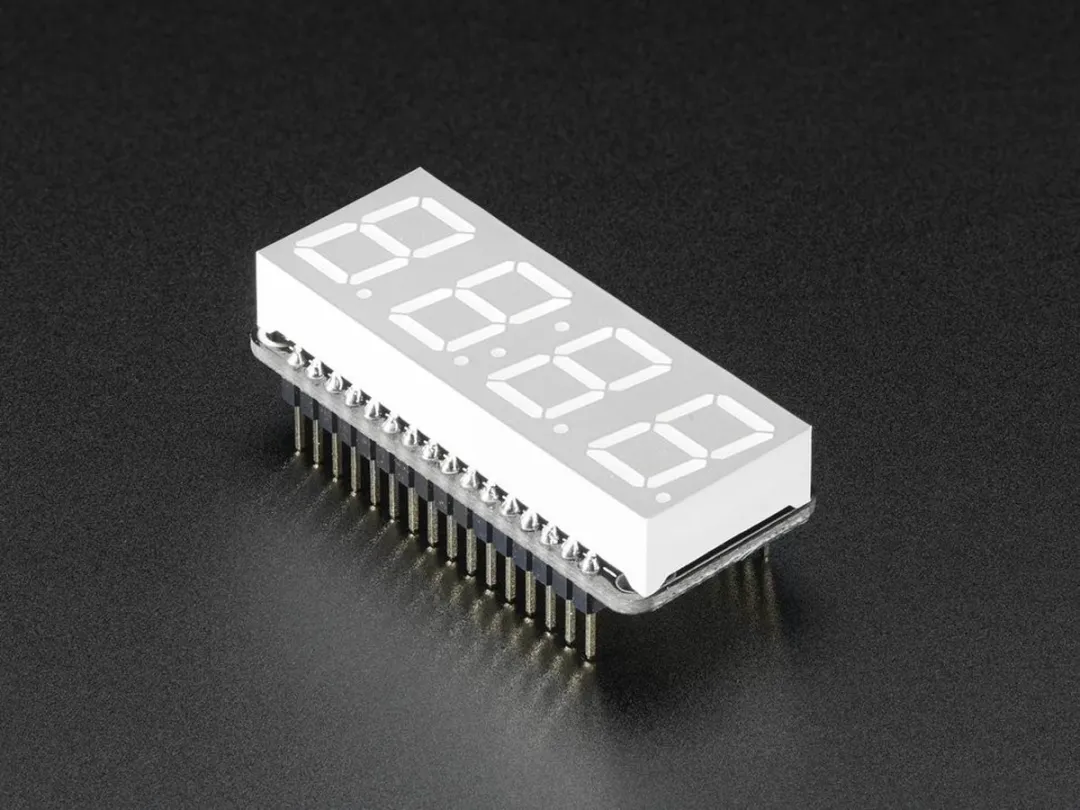 Adafruit 3088 4-Digit 7-Segment LED Matrix Display - Meerkleurig